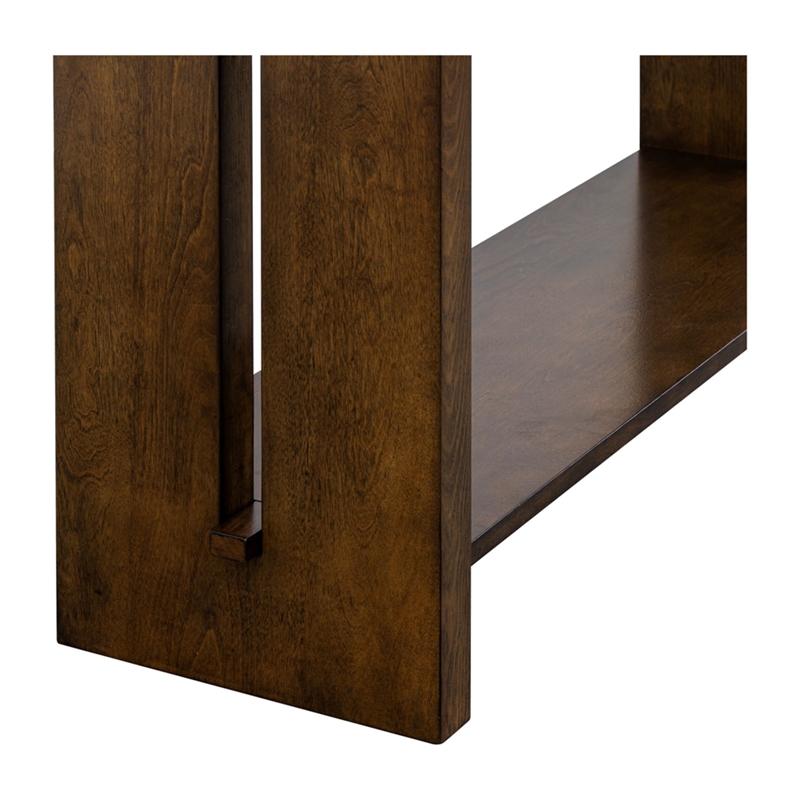 Olliix Martha Stewart Shiloh Console Table MDF/Wood in Brown
