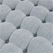 Olliix Martha Stewart Terri Ottoman Wood/Plywood/Fabric/Plastic in Light Blue