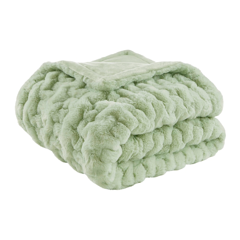 Olliix Madison Park Ruched Fur 50x60
