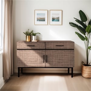 Olliix Chapel Hill Kai Accent Chest Wood in Brown/Olive