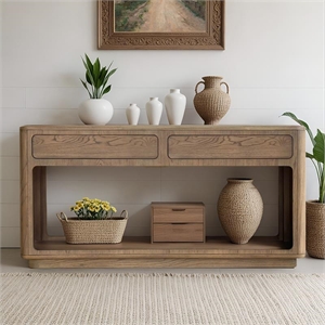 Olliix Chapel Hill Emil See below Accent Table MDF/Wood in Driftwood