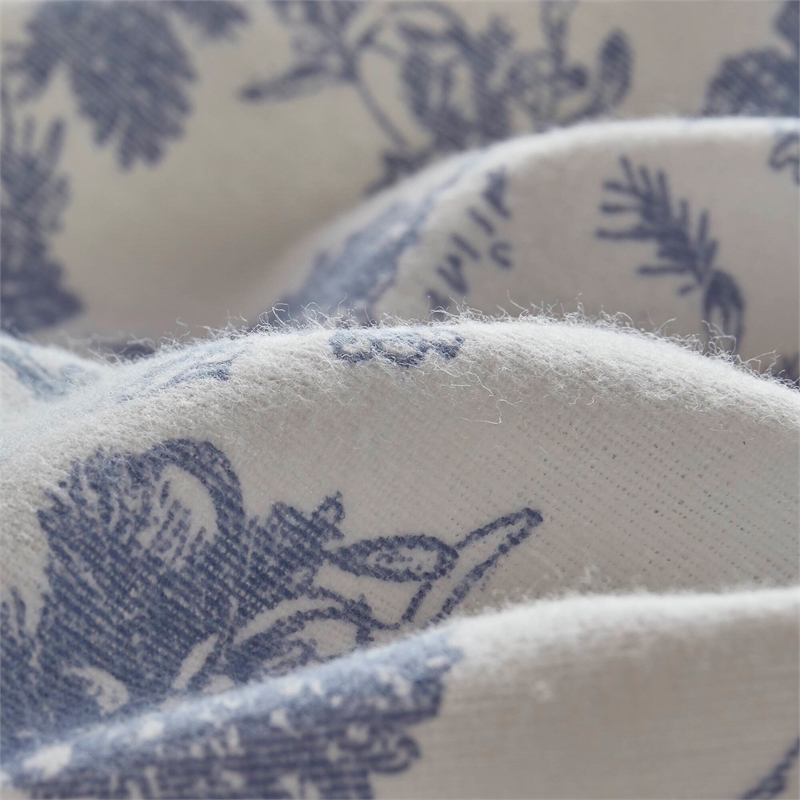 Olliix True North by Sleep Philosophy Cozy Flannel Queen Sheet Set in Toile