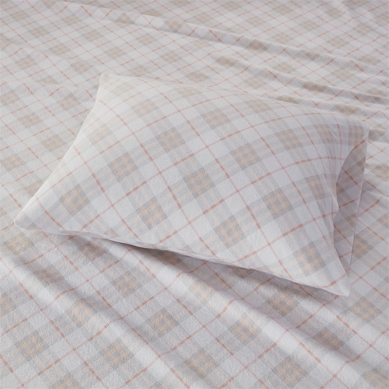 Olliix True North by Sleep Philosophy Cozy Flannel Twin XL Sheet Set in Pink