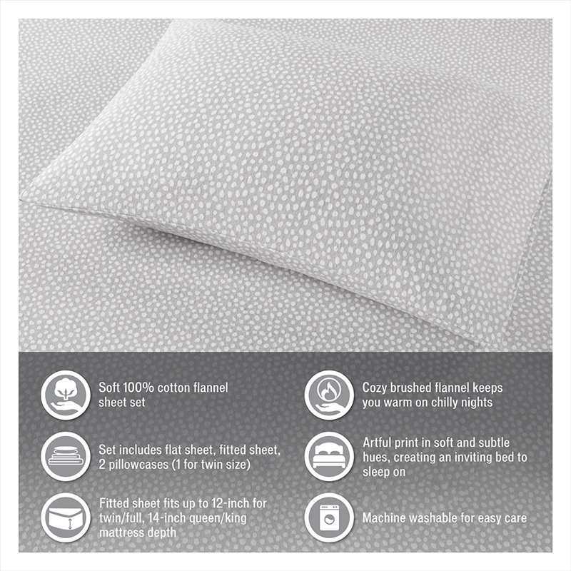 Olliix True North by Sleep Philosophy Cozy Flannel Twin XL Sheet Set in Pink