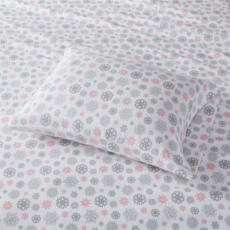Olliix True North by Sleep Philosophy Cozy Flannel Twin XL Sheet Set in Pink