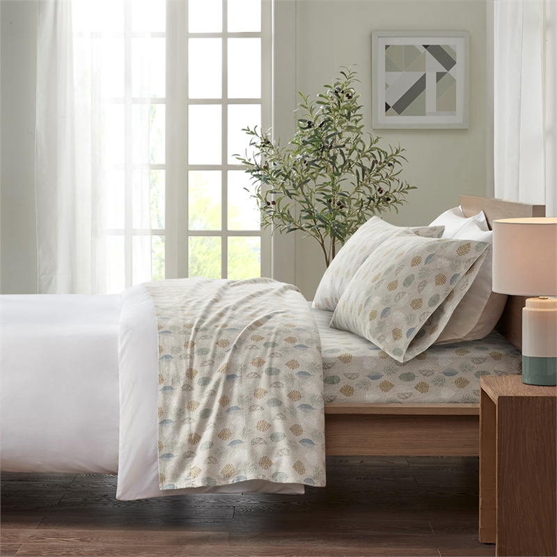 Olliix True North by Sleep Philosophy Cozy Flannel Twin XL Sheet Set in Multi
