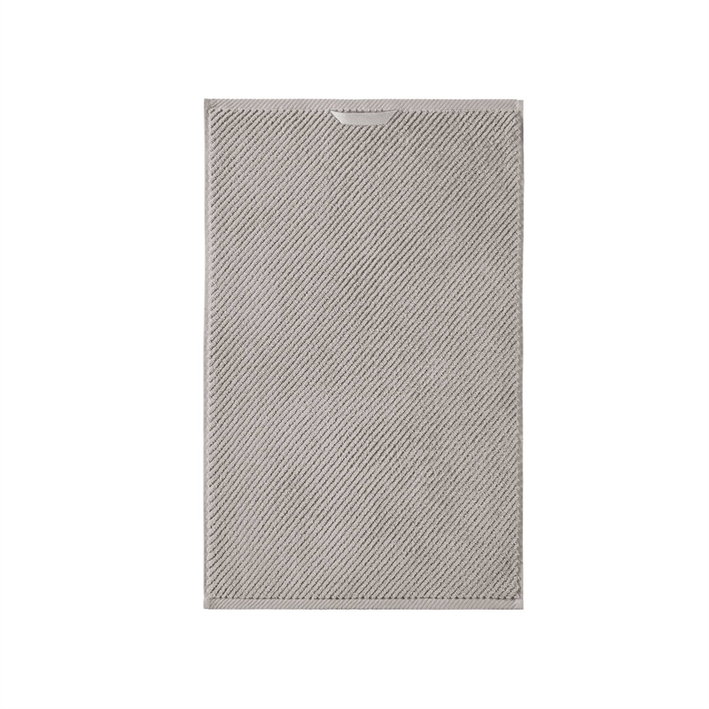 Olliix Madison Park Diagonal Ribbed 6-Piece Bath Towel Cotton in Grey