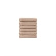 Olliix Madison Park Diagonal Ribbed 6-Piece Bath Towel Cotton in Beige