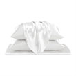 Olliix Madison Park Essentials Satin Twin Sheet Set Polyester in White