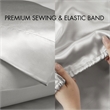 Olliix Madison Park Essentials Satin Twin Sheet Set Polyester in Light Grey