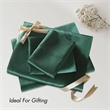 Olliix Madison Park Essentials Satin Twin Sheet Set Polyester in Emerald