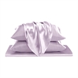 Olliix Madison Park Essentials Satin Twin Sheet Set Polyester in Lilac