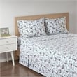 Olliix True North by Sleep Philosophy Cozy Flannel King Sheet Set in Multi