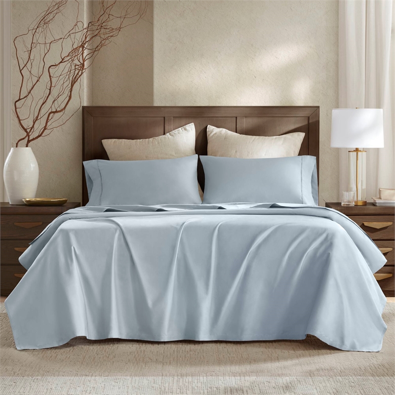Olliix Harbor House Egyptian Cotton King Sheet Set Cotton in Blue