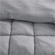 Olliix Intelligent Design Dream Puff Twin Comforter Mini Set Polyester in Grey
