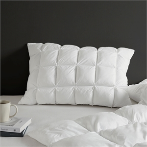 Olliix Madison Park Stay Puffed King Pillow Protector Polyester in White