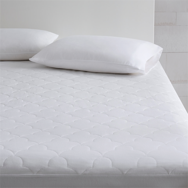 Olliix Sleep Philosophy Twin XL Mattress Pad Cotton in White