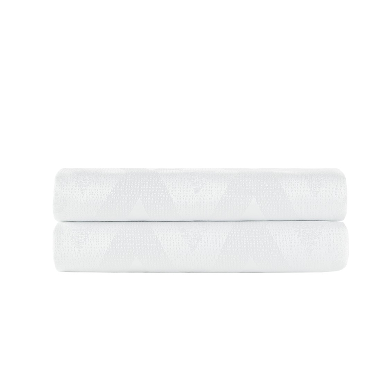 Olliix Nomad Home Full-Queen Jacquard Essential Coverlet in White