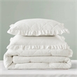 Olliix Comfort Spaces Twin/Twin XL Microfiber Comforter Set in  Ivory
