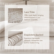 Olliix Madison Park Queen PolyesterComforter Set in  Neutral