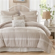 Olliix Madison Park Queen PolyesterComforter Set in  Neutral