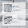 Olliix Madison Park Queen PolyesterComforter Set in  Blue