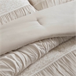 Olliix Madison Park King PolyesterComforter Set in  Neutral