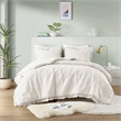 Olliix Comfort Spaces King/Cal King Microfiber Comforter Set in  Ivory