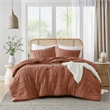 Olliix Comfort Spaces Twin/Twin XL Microfiber Comforter Set in  Clay
