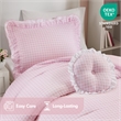 Olliix Intelligent Design Twin/Twin XL Microfiber Comforter Set in  Pink