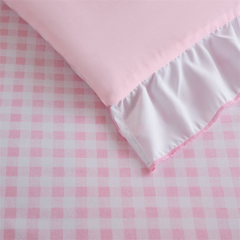 Olliix Intelligent Design Twin/Twin XL Microfiber Comforter Set in  Pink