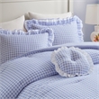 Olliix Intelligent Design Full/Queen Microfiber Comforter Set in  Blue