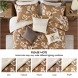 Olliix Madison Park Queen Cotton Comforter Set in  Terracotta