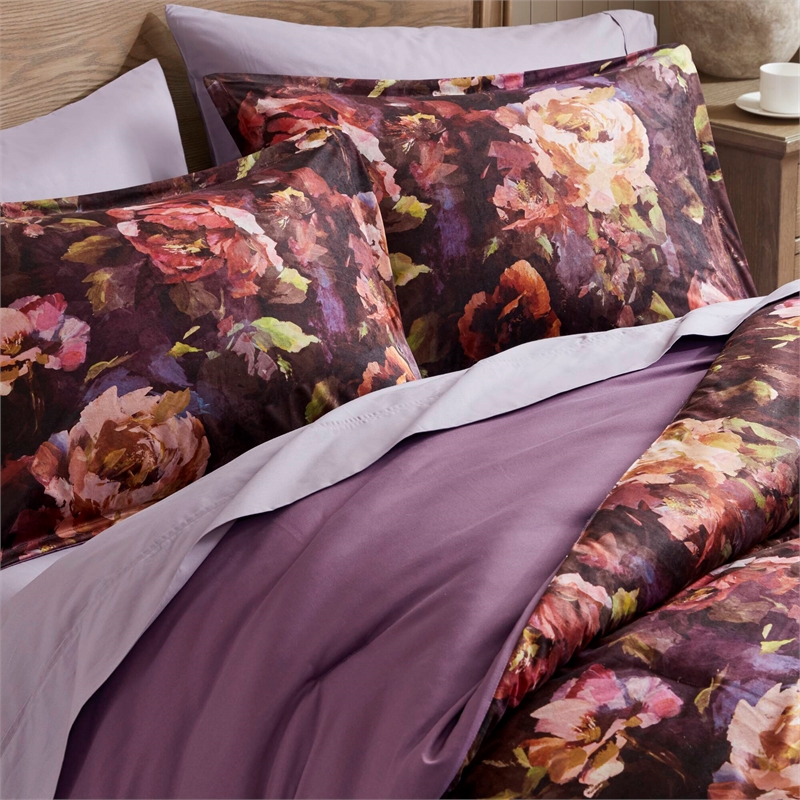 Olliix Madison Park King Polyester Comforter Set in  Purple