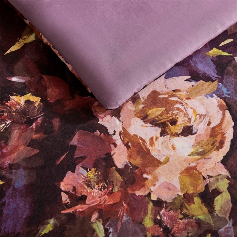 Olliix Madison Park Queen Polyester Comforter Set in  Purple
