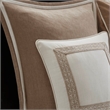 Olliix Madison Park Signature King Polyester Comforter Set in  Tan/Ivory