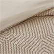 Olliix Madison Park Signature King Polyester Comforter Set in  Tan/Ivory