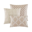 Olliix Madison Park Signature King Polyester Comforter Set in  Tan/Ivory