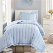 Olliix Intelligent Design Twin/Twin XL Microfiber Quilt Set in  Blue