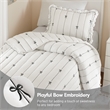 Olliix Intelligent Design Twin/Twin XL Microfiber Quilt Set in  Black