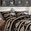 Olliix Woolrich King/Cal King Microfiber Quilt Set in  Black