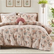 Olliix Intelligent Design Full/Queen Microfiber Comforter Set in  Blush