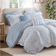 Olliix Madison Park King Polyester Comforter Set in  Blue