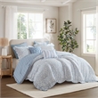 Olliix Madison Park King Polyester Comforter Set in  Blue
