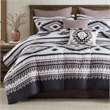 Olliix Woolrich King Polyester Comforter Set in  Taupe