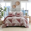 Olliix Woolrich Full/Queen Cotton Quilt Set in  Red