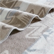 Olliix Woolrich King Cotton Blanket in Neutral Aztec
