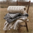Olliix Woolrich Full/Queen Cotton Blanket in Grey Aztec