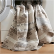 Olliix Woolrich Full/Queen Cotton Blanket in Neutral Aztec
