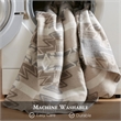 Olliix Woolrich Full/Queen Cotton Blanket in Neutral Aztec